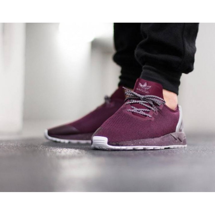 adidas zx flux adv asym maroon